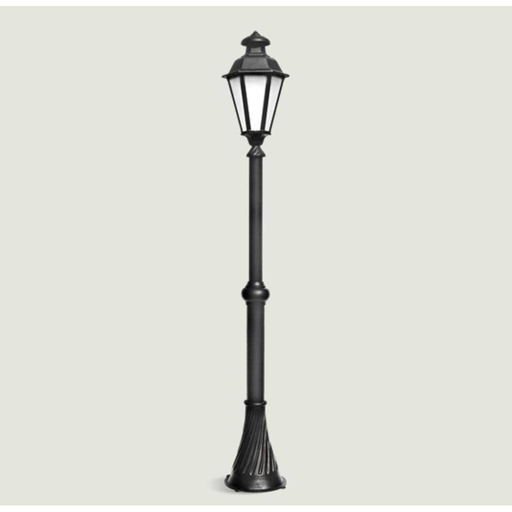 Poste Para Jardim Aluminium Preto 2,32m 19000/1
