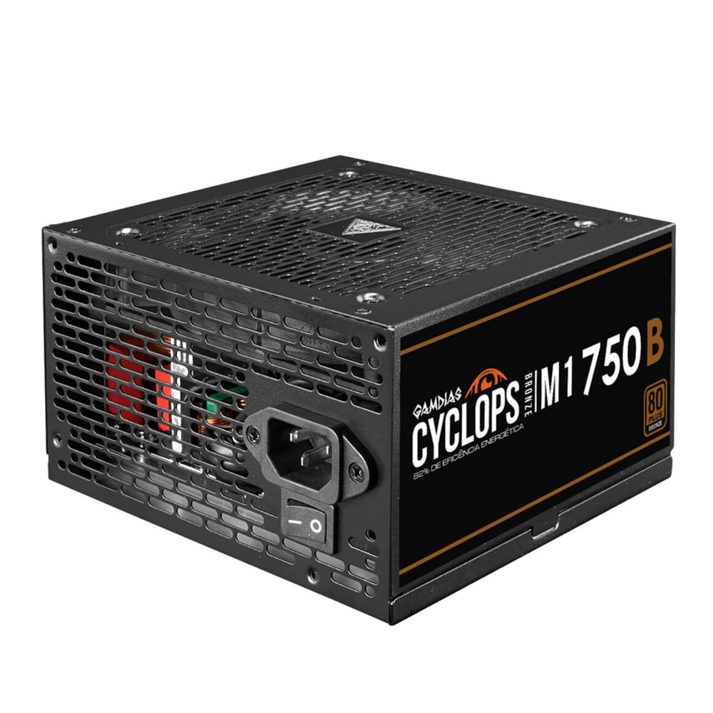 Fonte Gamer Gamdias Cyclops M1-750B 80 Plus Bronze ATX 2.31 PFC Ativo