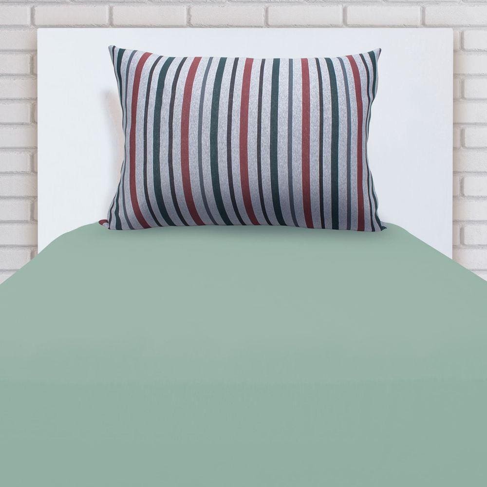 Jogo Lençol Cama Solteiro C/ Elástico 2 Pçs Quito Portallar