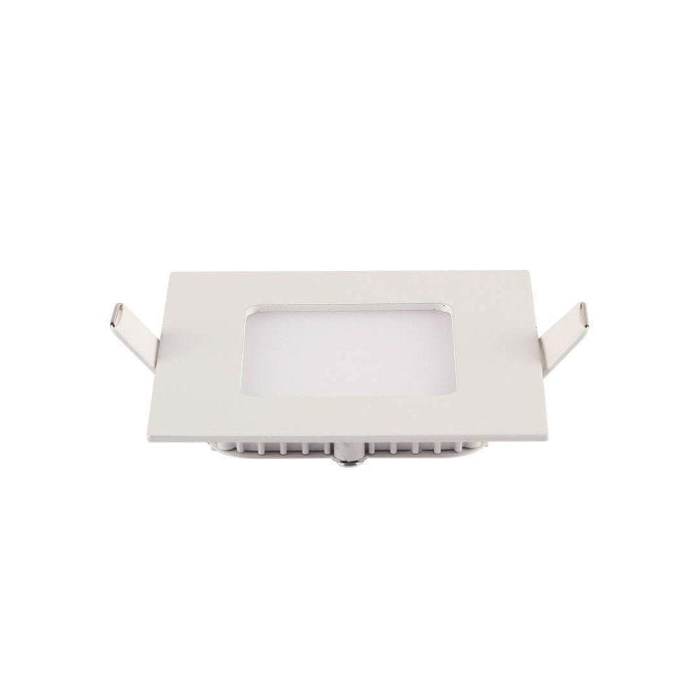 Painel De Led Quadrado Embutir 6w Bivolt Blumenau 6500k Luz Fria