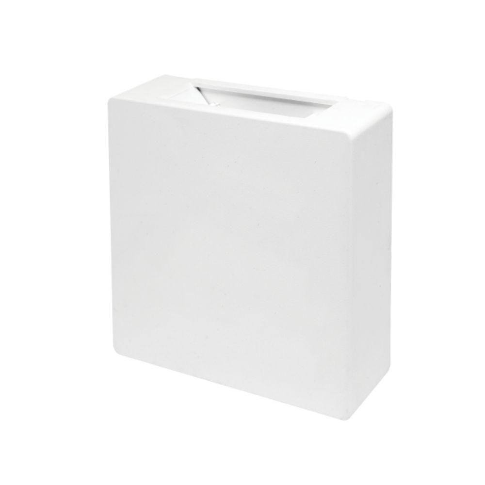 Arandela Balizador Led Pix Ajustável Ip65 2 Fachos Luz Quente 3000k Bivolt Branco