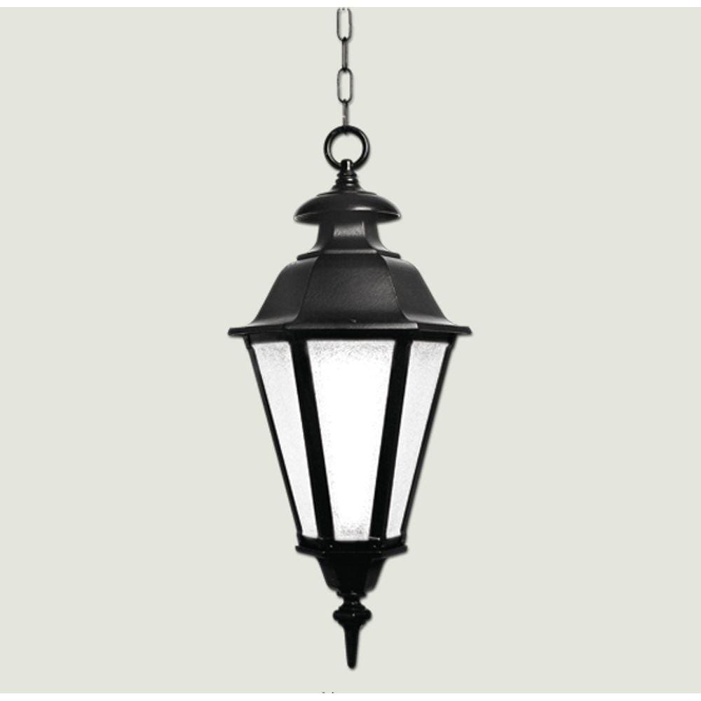 Pendente Aluminium Preto 1E27 80cm 1901
