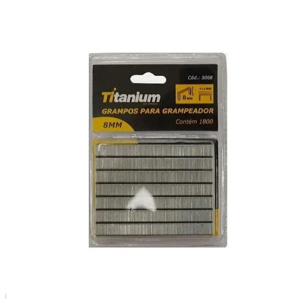 Grampo P/ Grampeador 8,0Mm Titanium 05068