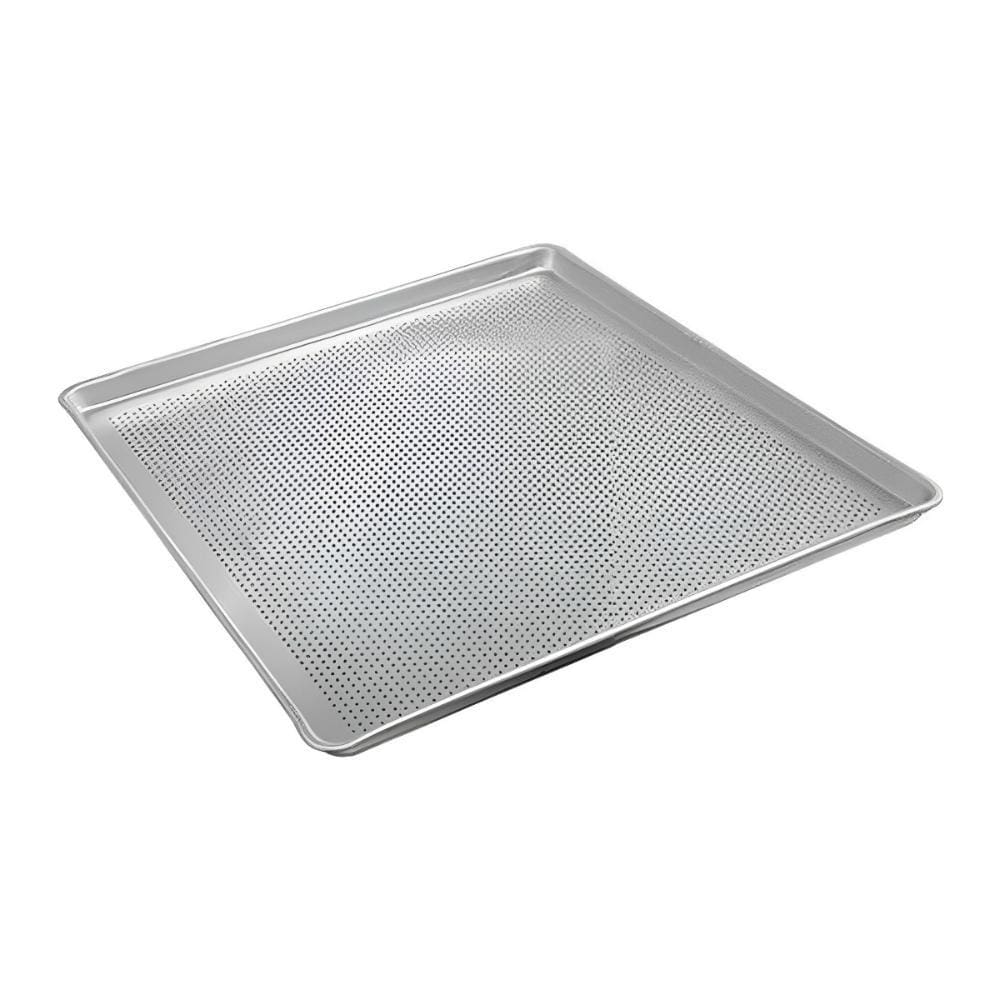 Assadeira 35X35 Perfurada Para Forno Turbo Aluminio Estampada Imeca