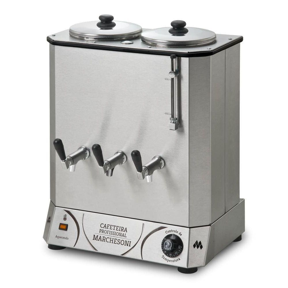 Cafeteira Eletrica Profissional Cf4 8 Litros Com 2 Bojos 220V - Marchesoni