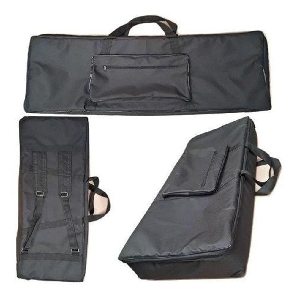 Capa Bag Para Teclado Waldman Kep54 Master Luxo Preto
