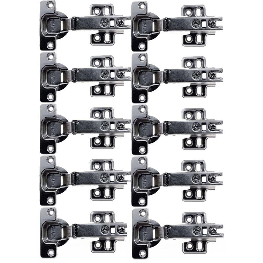 Kit 10 Dobradiça Fgvtn 35Mm 105º Slide-On Slow Next Reta