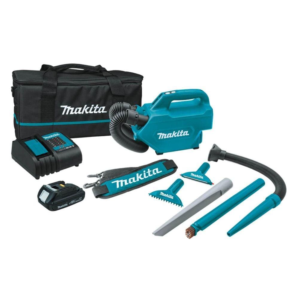 Aspirador De Pó A Bateria 18V Makita Dcl184Rf