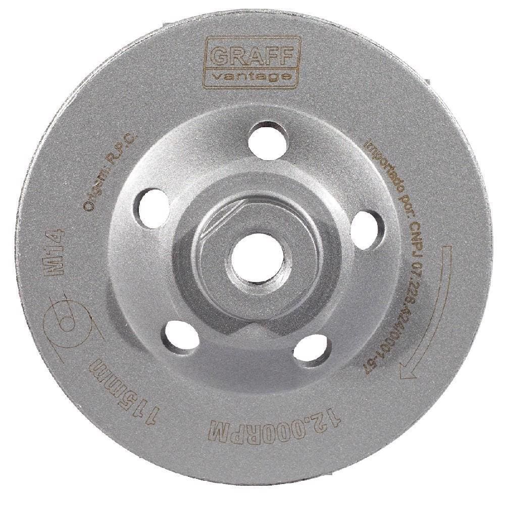 Rebolo Diamantado Tipo Prato Rosca Graff Vantage 573,0005