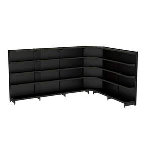 Gondola Parede 202 Fit Ate 5 Metros 1 Canto Preto 30b Sp Eti