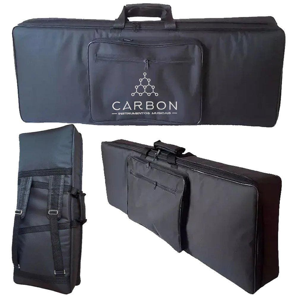 Capa Para Teclado M Audio Axion 61 Nylon Preto Master Luxo