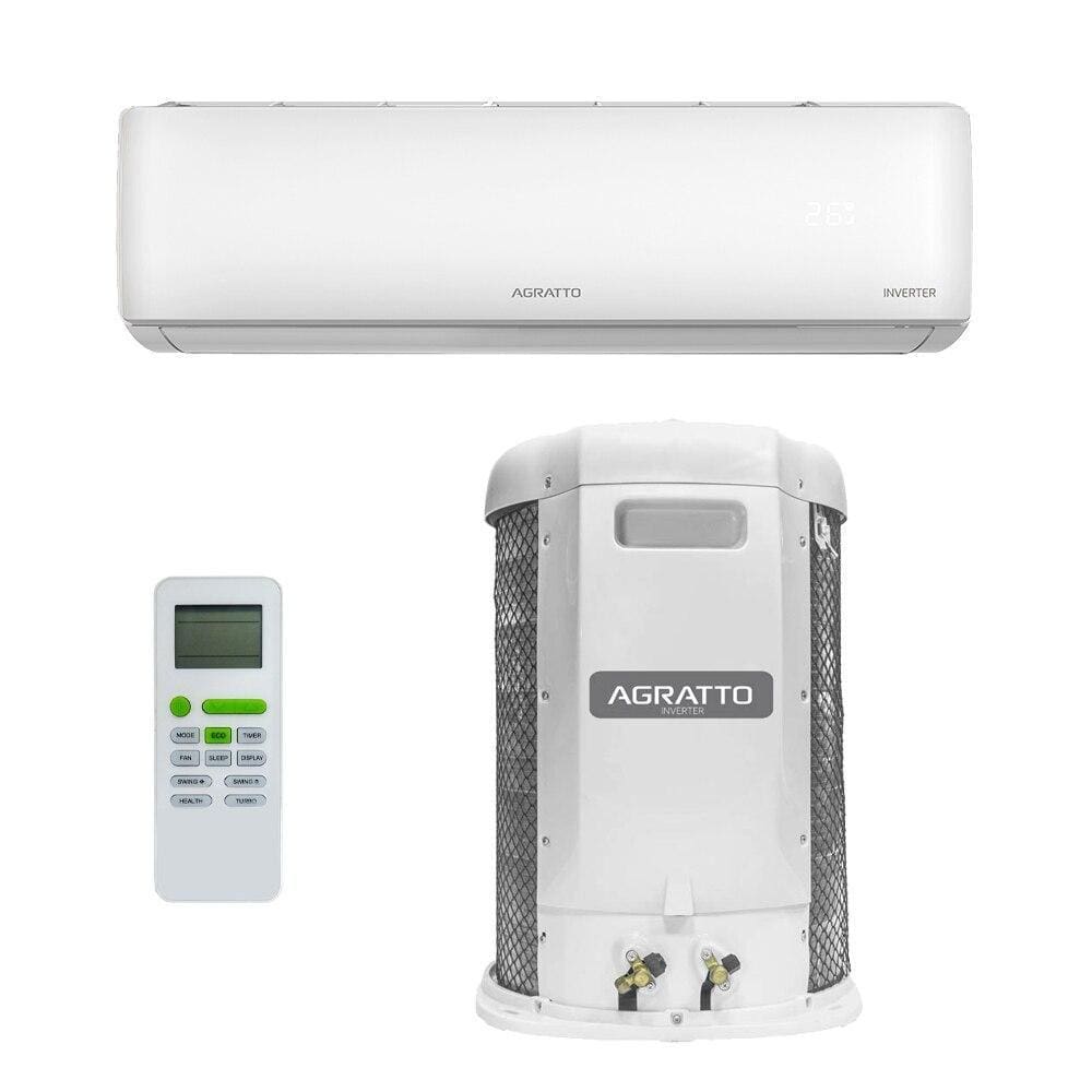Ar-Condicionado Split Inverter 9000 BTUs Agratto Liv Top Quente e Frio LCST9QF-02I/LCST9QFE-02I 220V