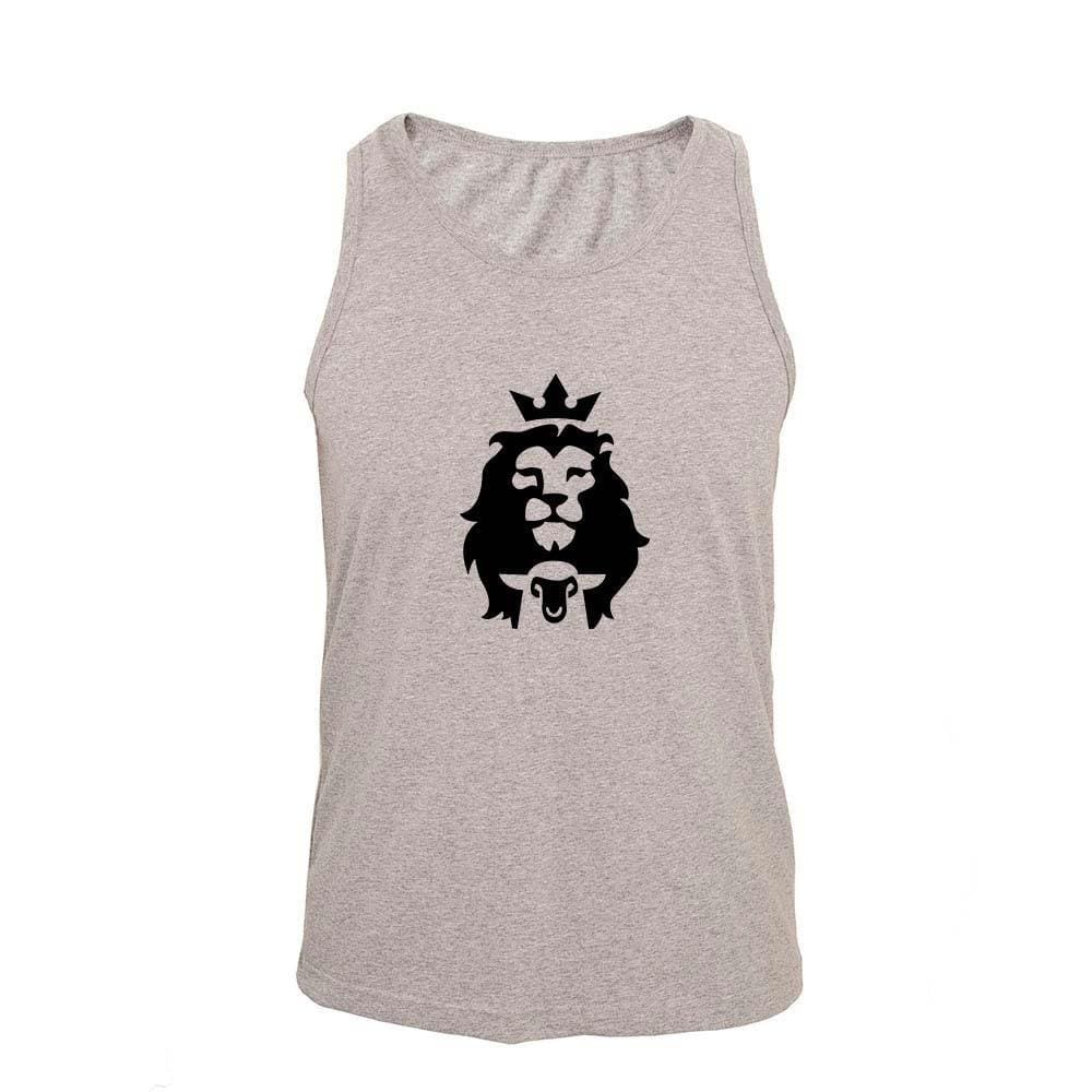 Regata Masculina Algodão Leão Estampada Básica