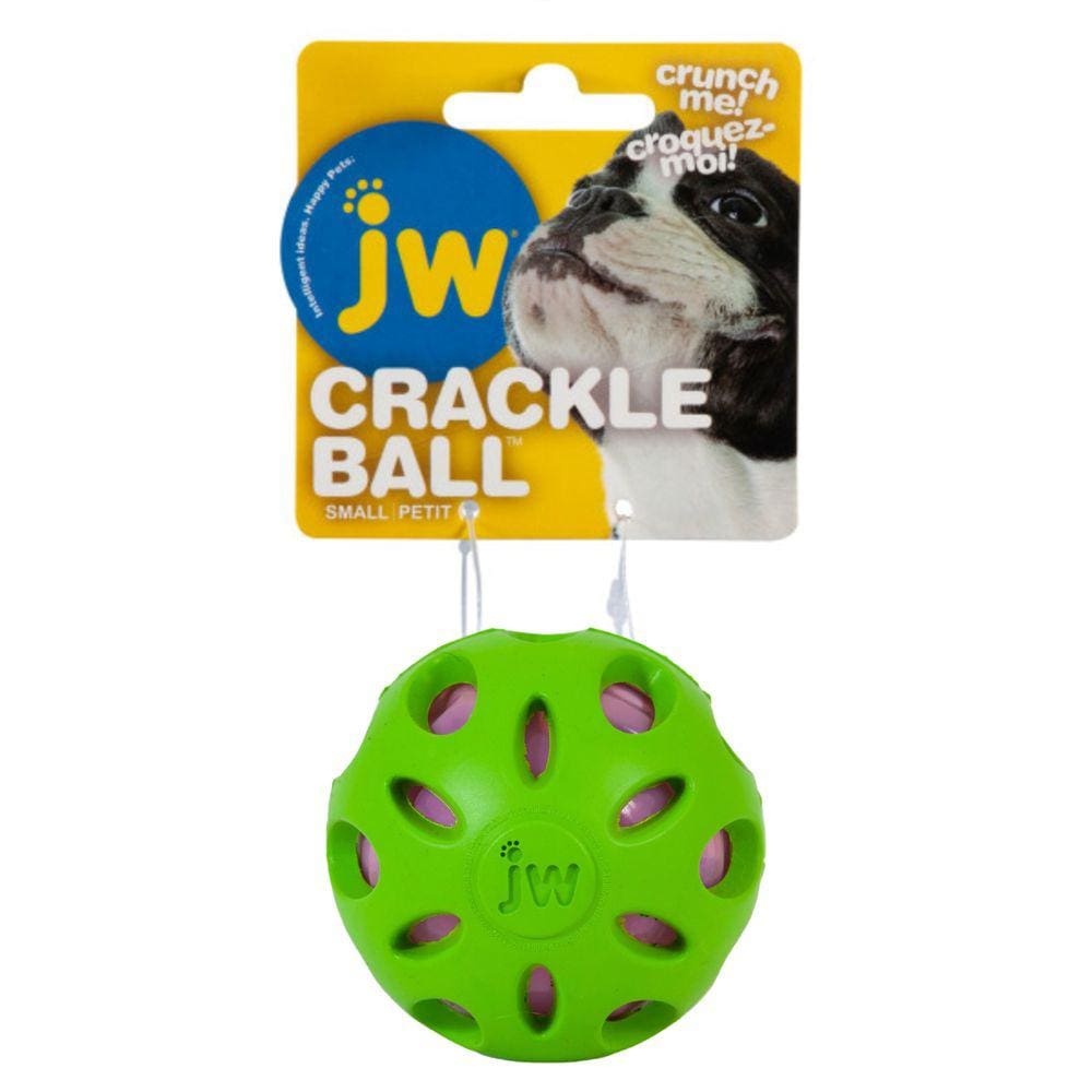 Brinquedo Jw Crackle Heads Ball Para Cães Pequeno - Verde