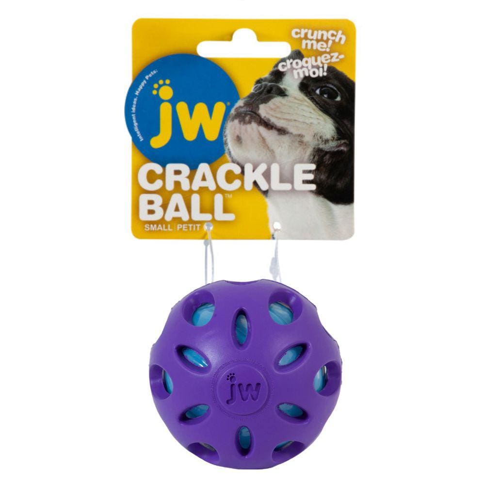 Brinquedo Jw Crackle Heads Ball Para Cães Pequeno - Roxo