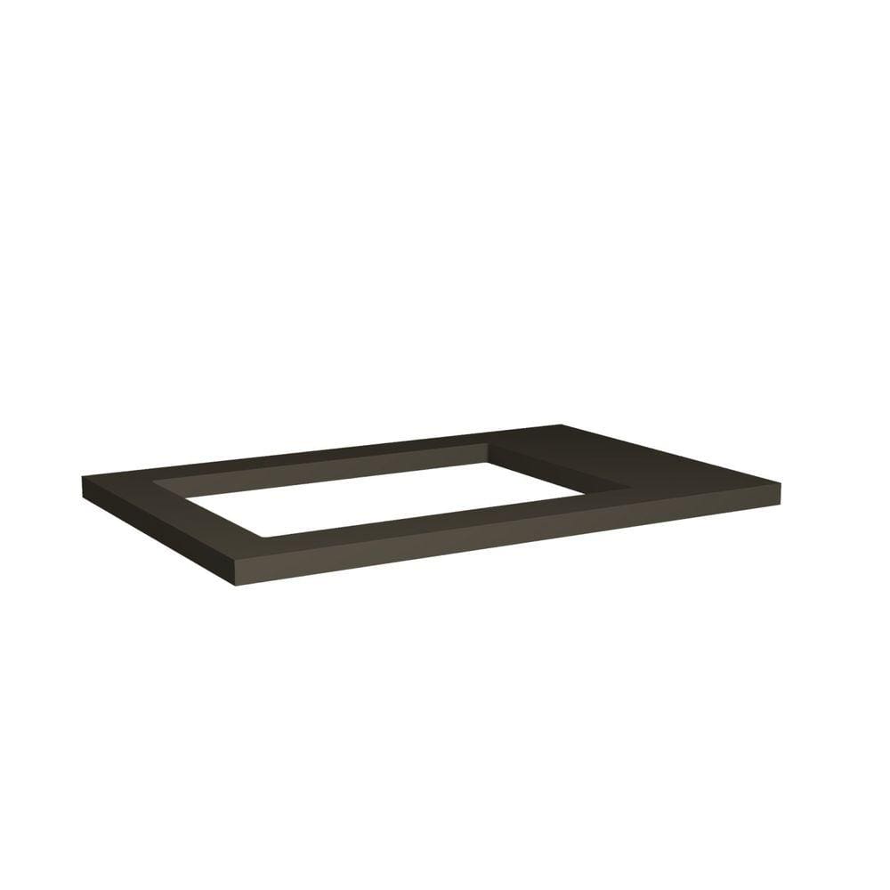 Tampo 80cm Cooktop 4 Bocas Cozinha Milão Grafite