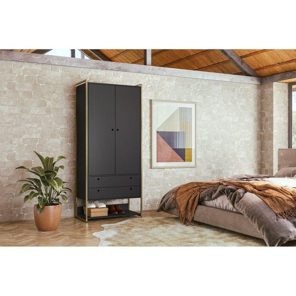 Closet Industrial Modulo 05 Preto Ac