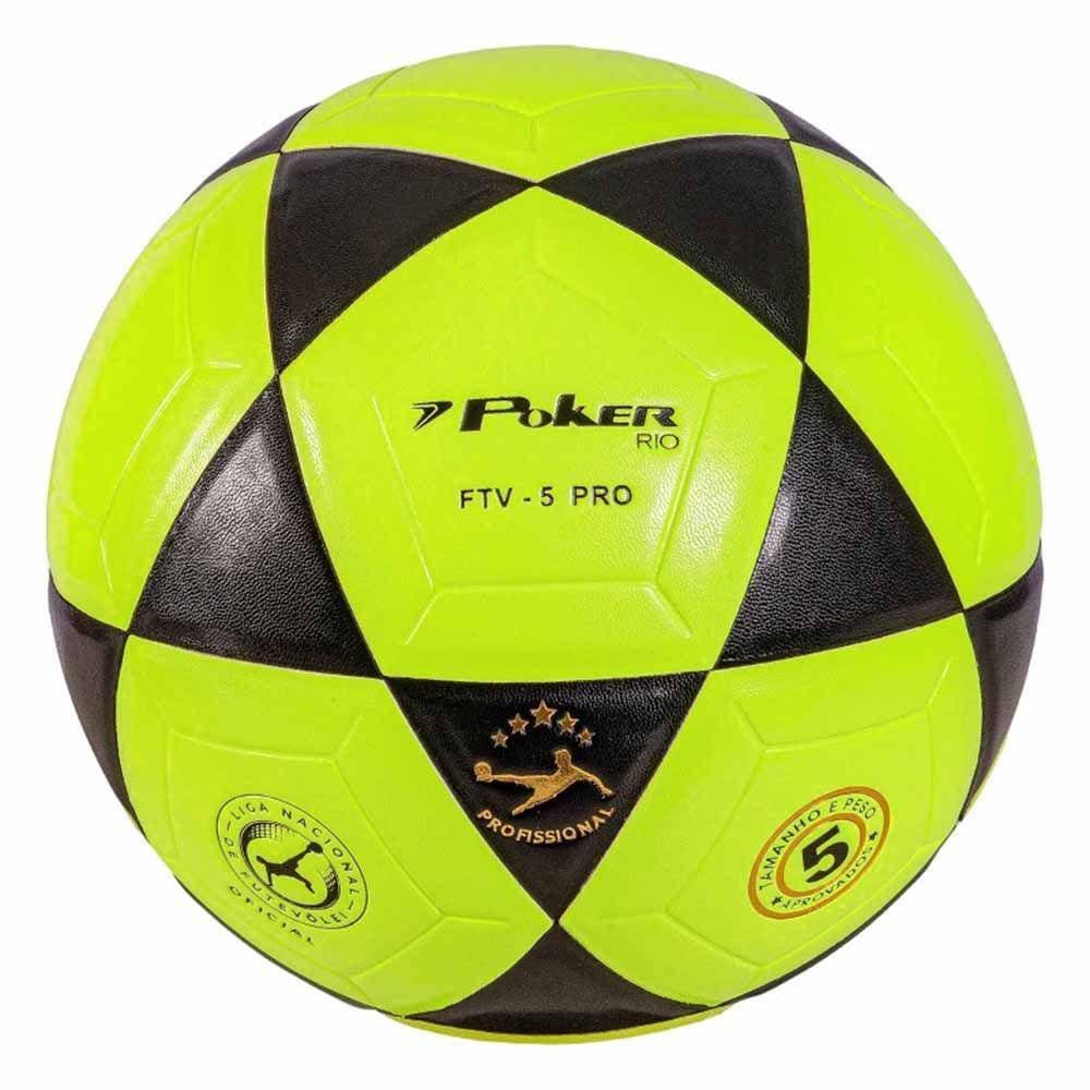 Bola Futevolei Vulcanizada Rio Pu 05776-Acp - Amarelo/Preto 5