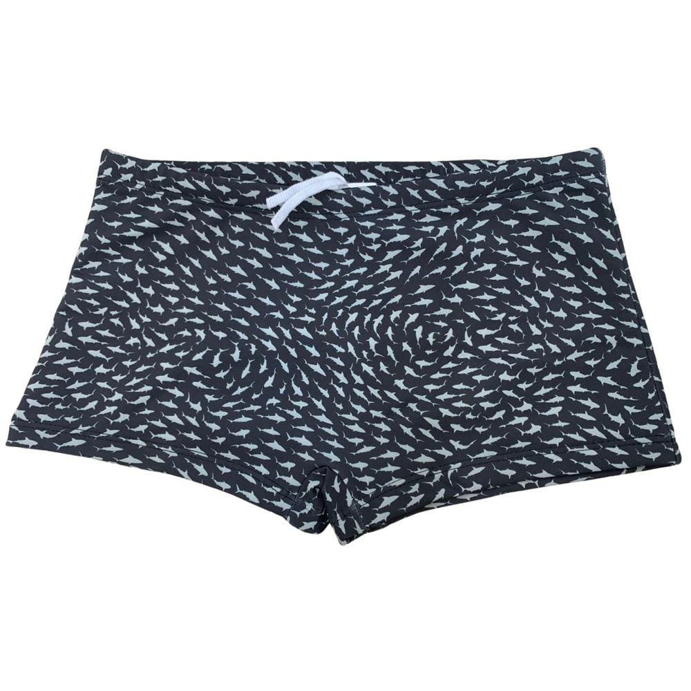Sunga Infantil Estampado Tubarão Shark Tutuba Proteção UV50