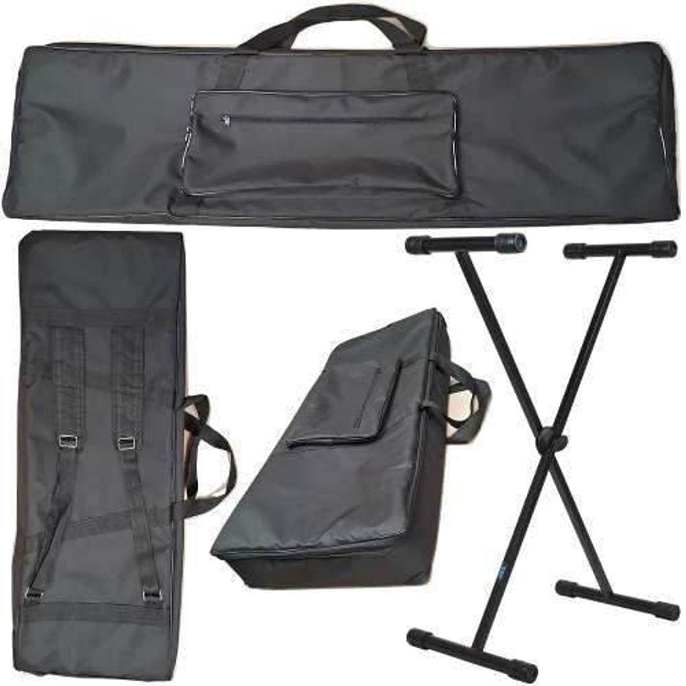 Capa Master Luxo Teclado Acolchoado Roland Xps10 + Suporte