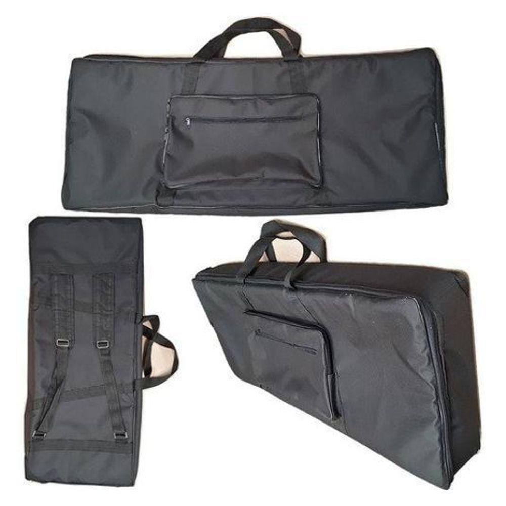 Capa Master Luxo Para Teclado Casio Mzx500 Nylon Preto