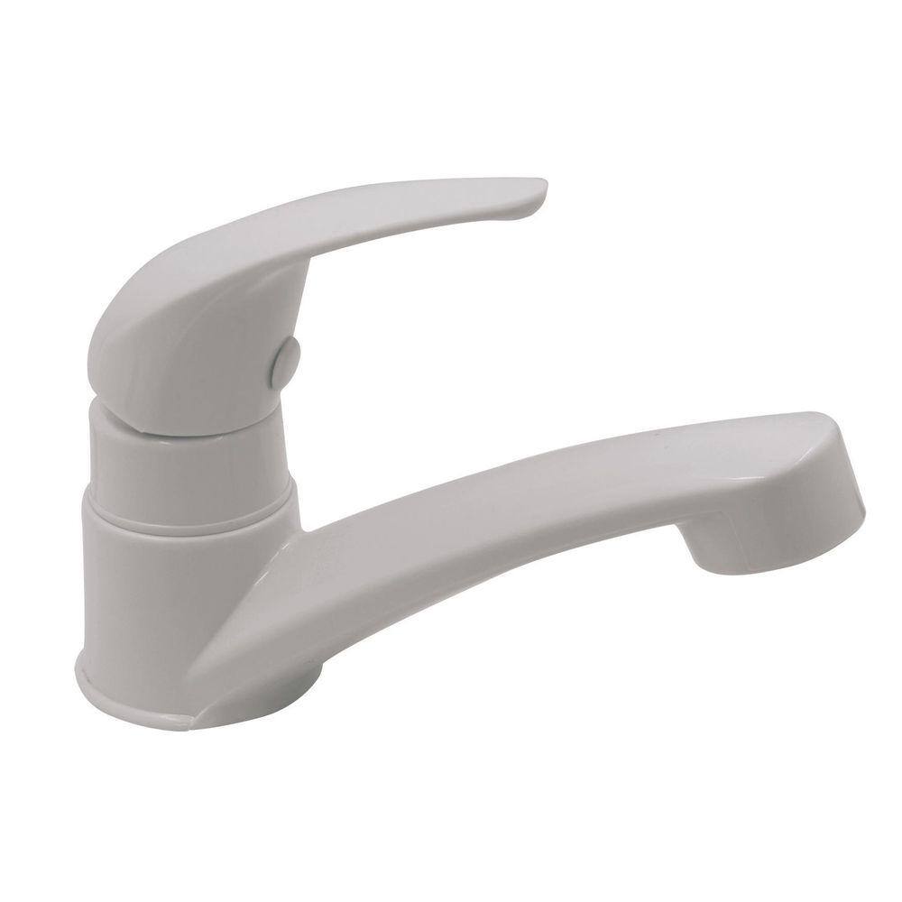 Torneira Lavatório Fecho Rápido Abs Branco Slim Mesa 1/4 V
