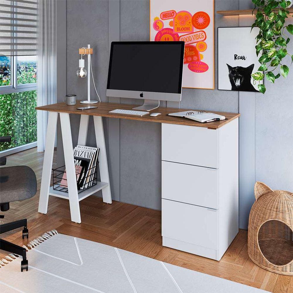 escrivaninha faya 3 gv branca e