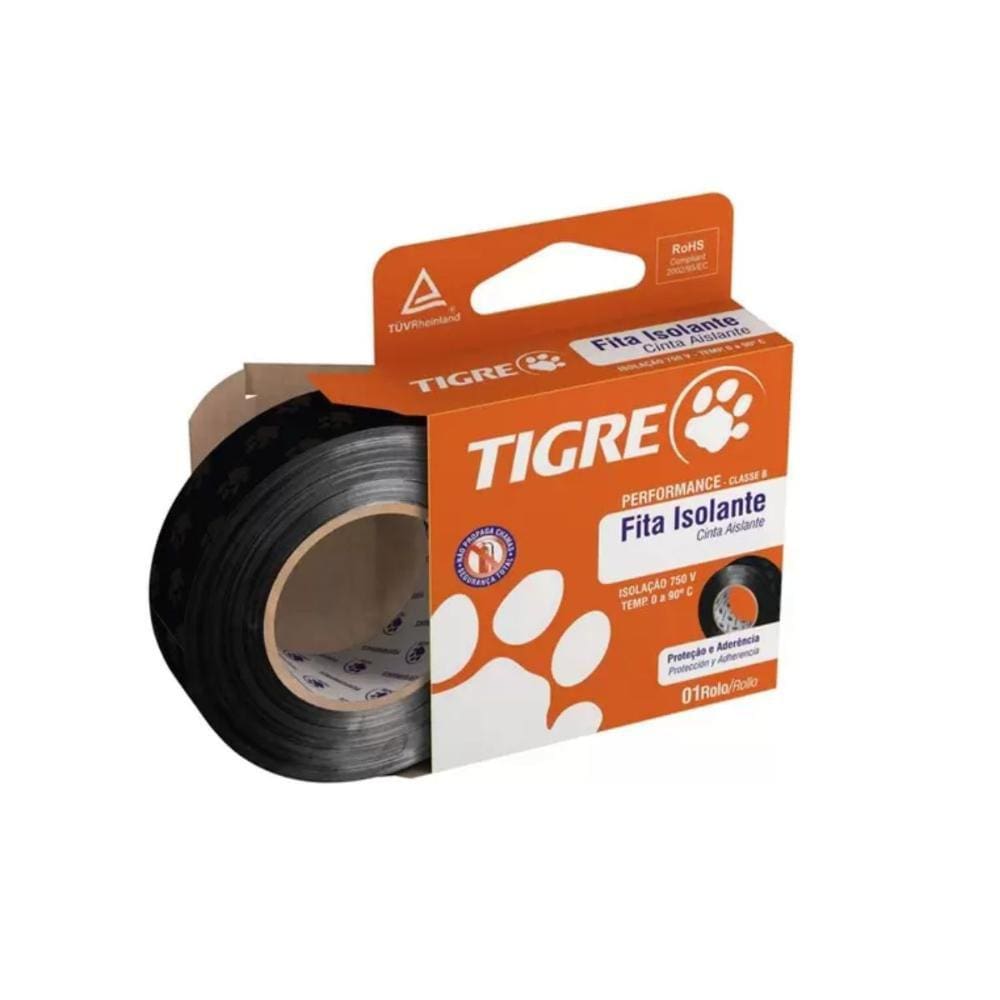 Fita Isolante Perfomance Tigre 10m