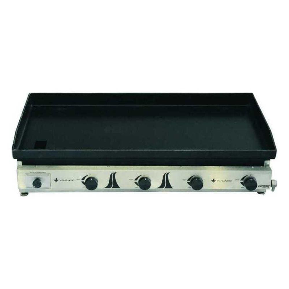 Chapa a Gás Inox 1,00mt C100  Met. Venâncio