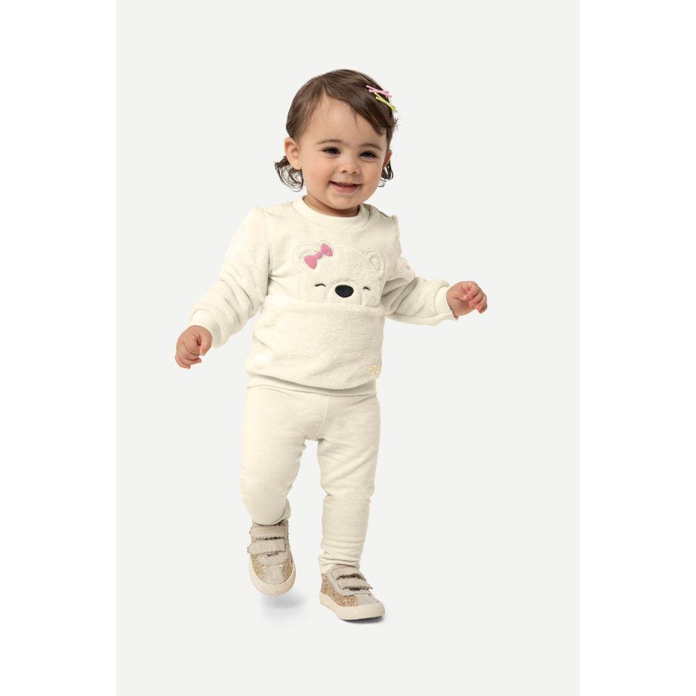 Conjunto Inverno Bebê Menina Carinhoso P ao G Ref. 116976