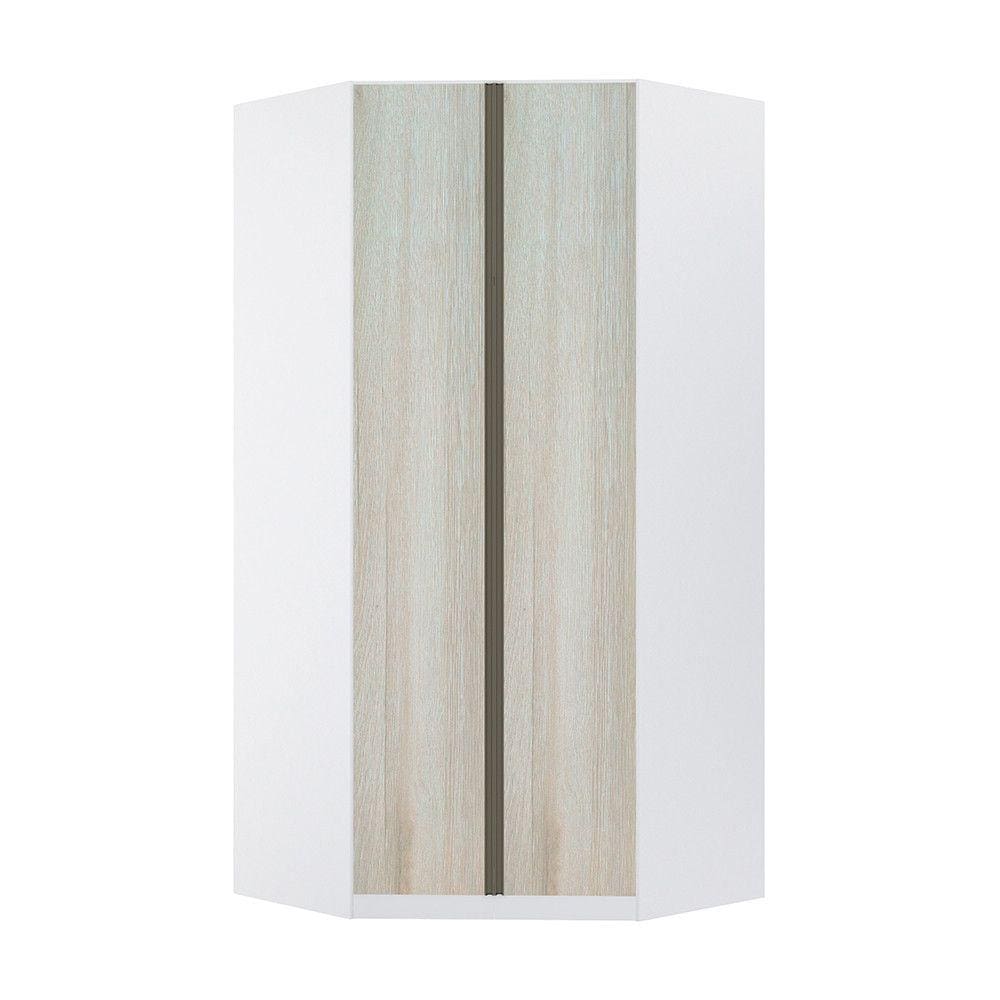 Guarda Roupa Modulado Canto Closet 2 Portas 7 Prateleiras 111,9cm Prime Luciane Móveis