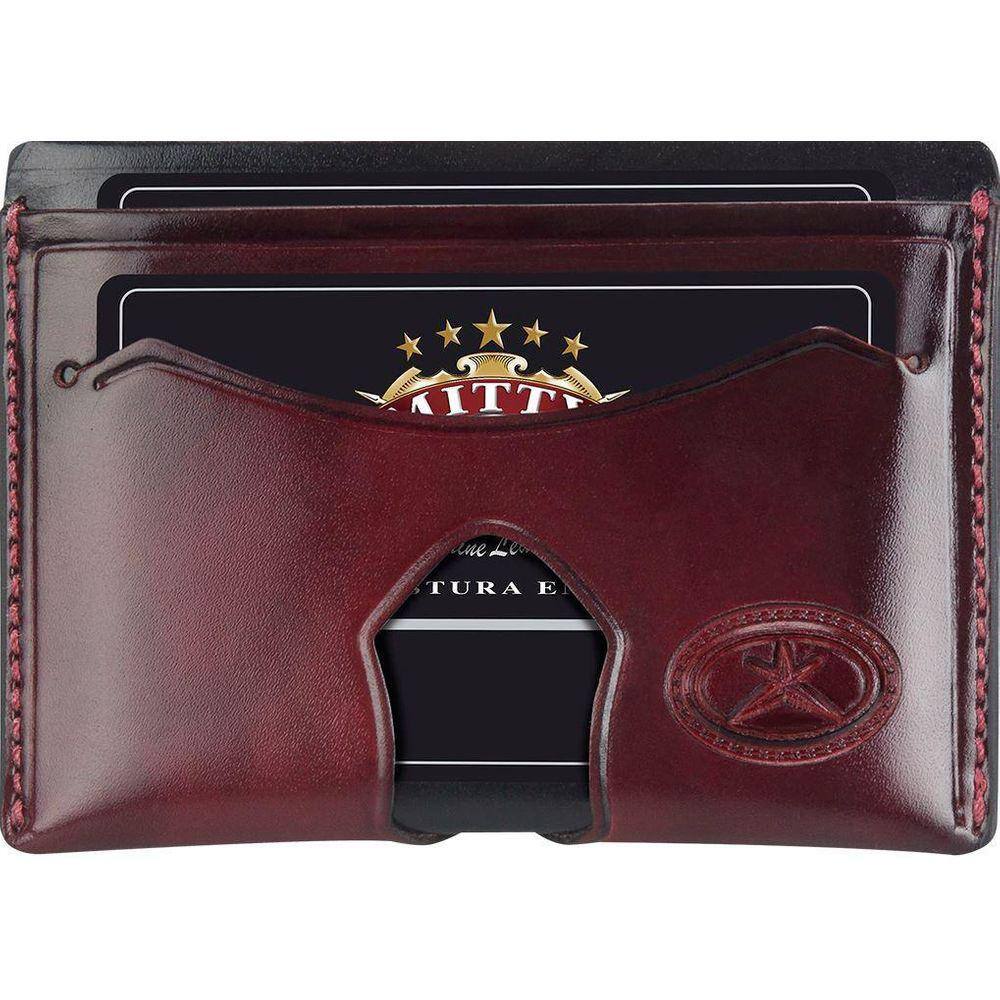 Carteira Porta Cartão Slim 100% Couro Mitty - M4R