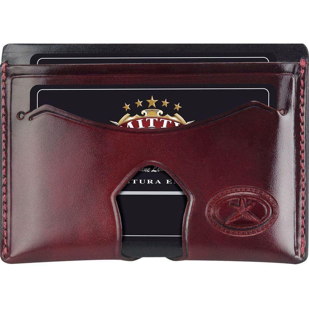 Carteira Porta Cartão Slim 100% Couro Mitty - M4R