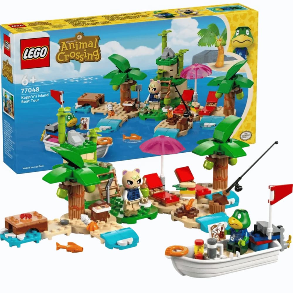 Lego Animal Crossing Passeio Barco Kappn 233 Peças 77048