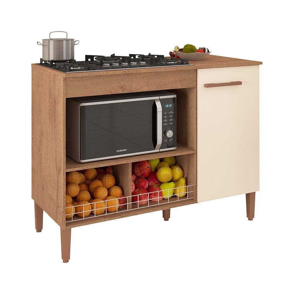 Balcão Cozinha para Cooktop Madri com 1 Porta
