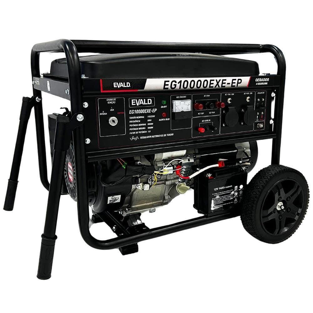 Gerador de Energia Gasolina 10 KVA EG10000EXE-EP Bivolt EVALD