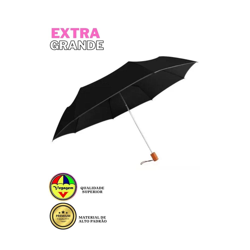 Guarda-Chuva Super Reforçado Voyagem 022-3 Preto