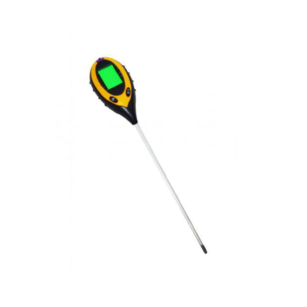 Medidor Ph Solo Digital 4 Em 1 Temperatura Umidade Intensidade Solar Analise Haste 200Mm Phd-3000 Portátil Instrutherm
