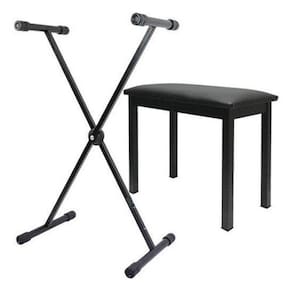 Suporte Para Teclado E Piano + Banco Estofado O F E R T A