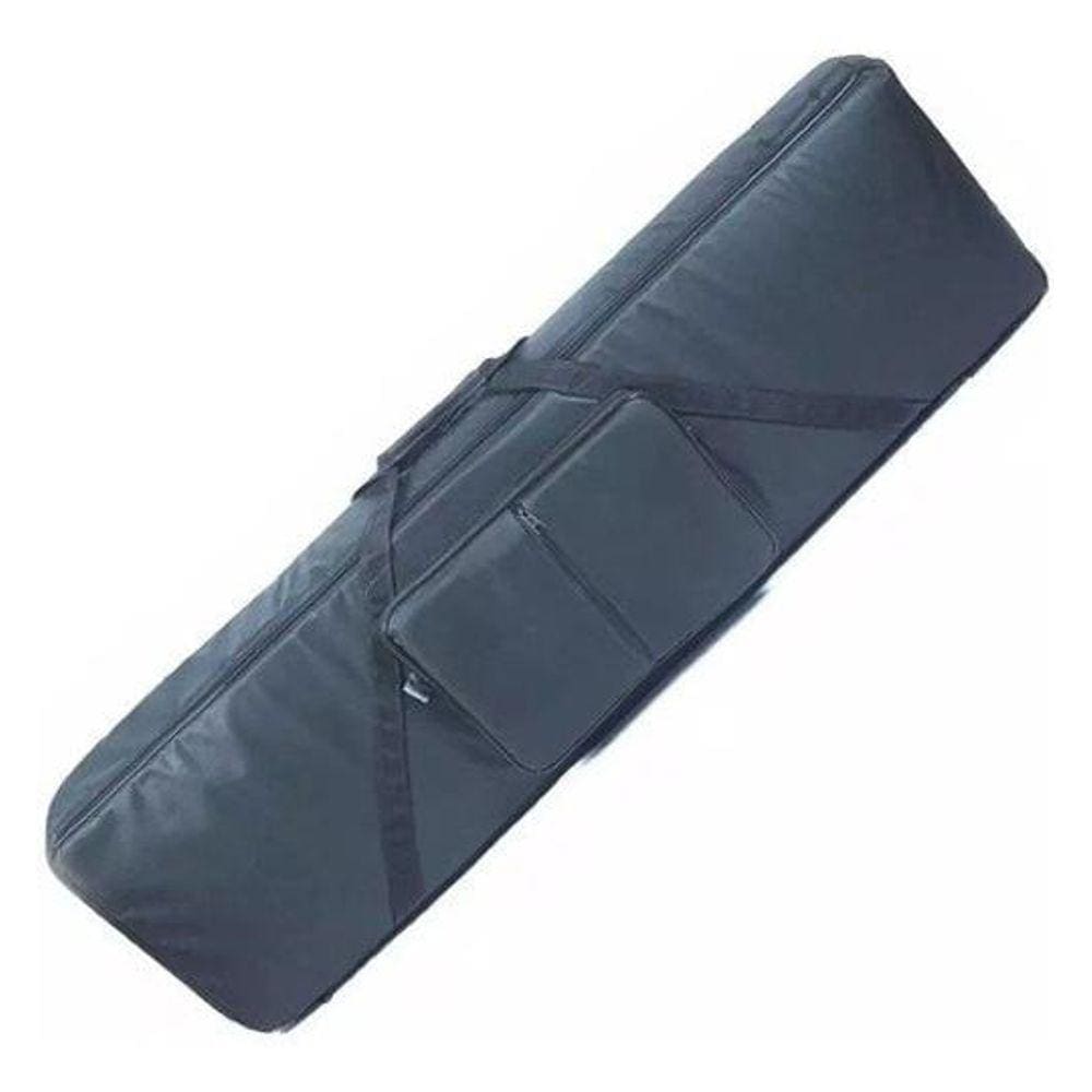 Capa Teclado 6/8 Bolso Duplo Super Luxo Nylon Acolchoado