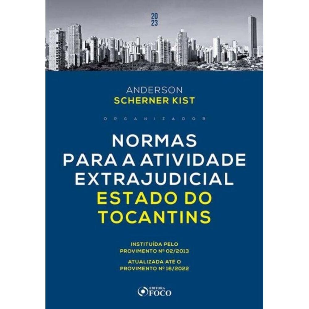Normas Para a Atividade Extrajudicial Estado de Tocantins - 01Ed/23