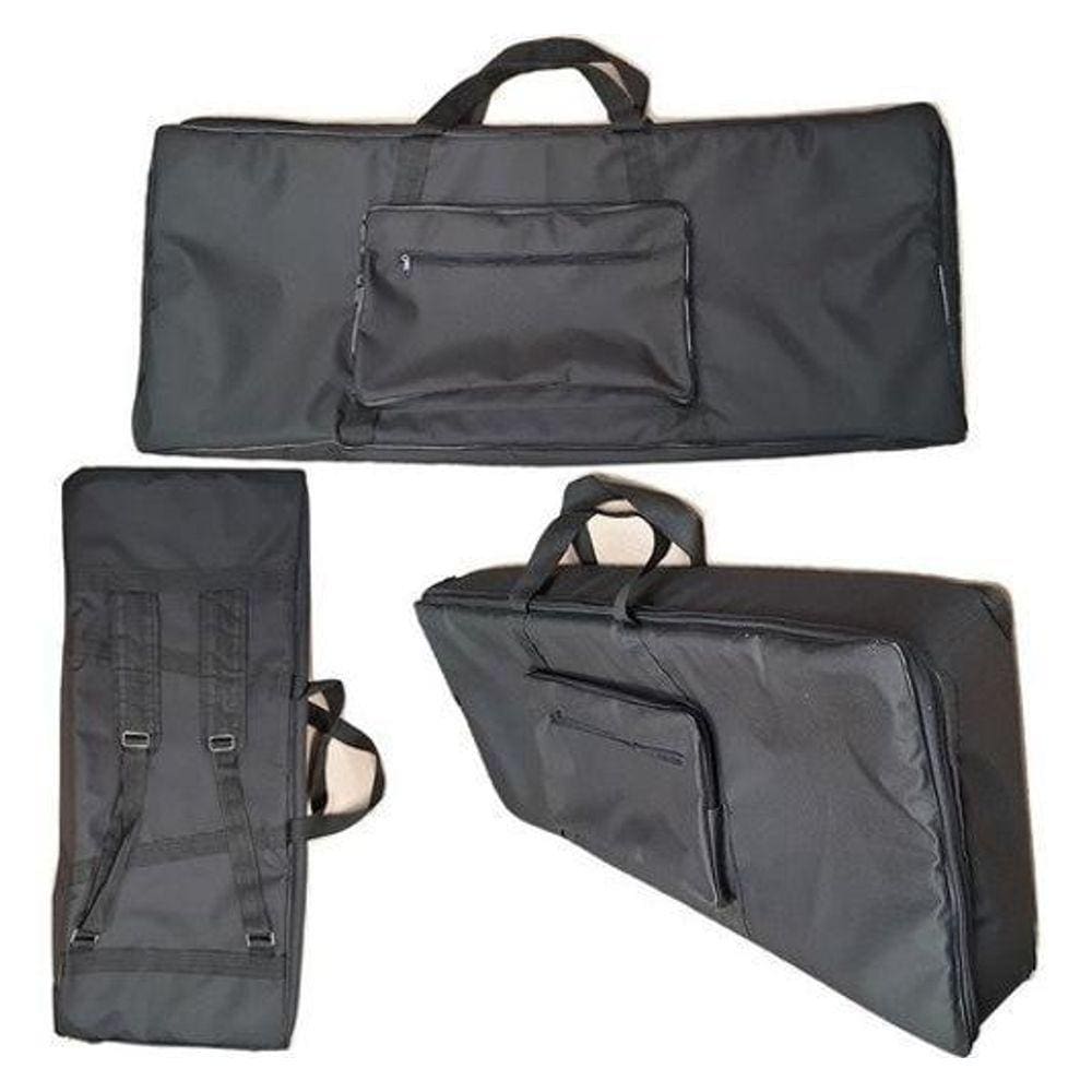 Capa Master Luxo Para Teclado Casio Mzx500 Nylon Preto