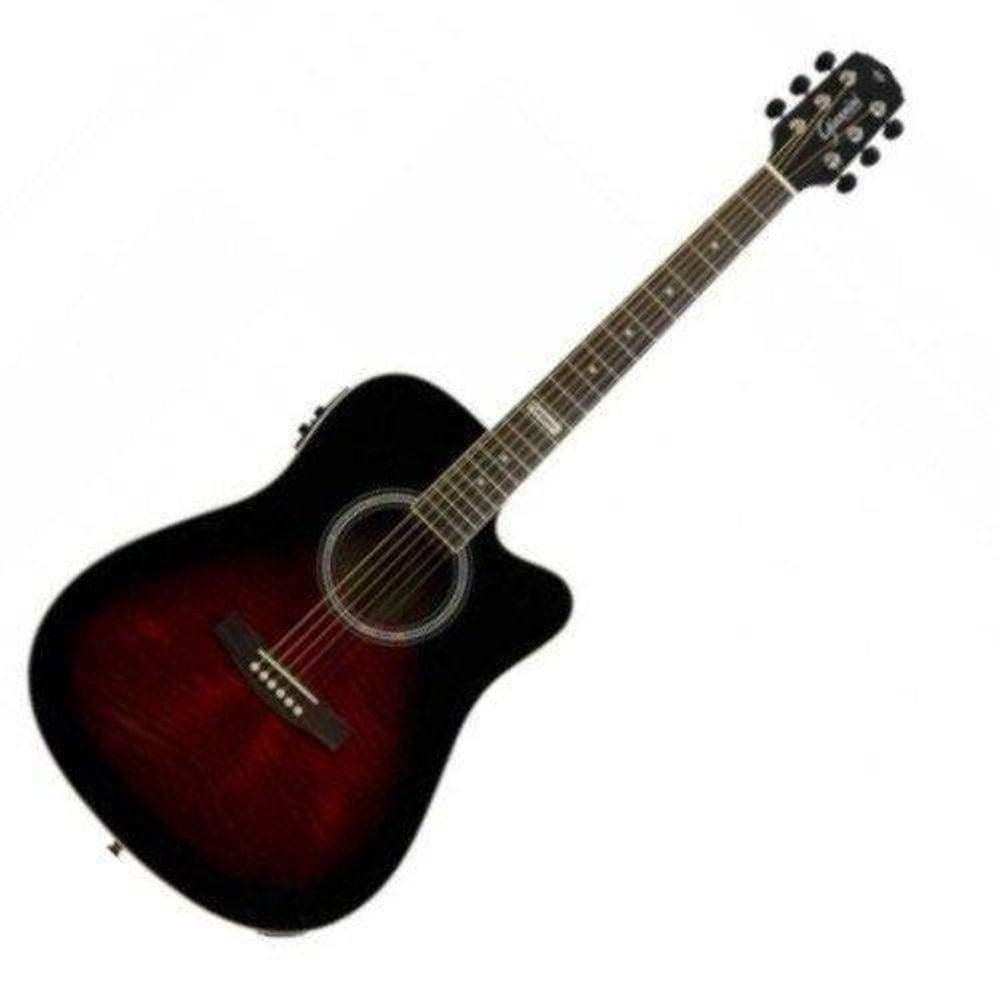 Violão Eletroacústico Dreadnought Folk Cutaway Aço Gf-1D Ceq