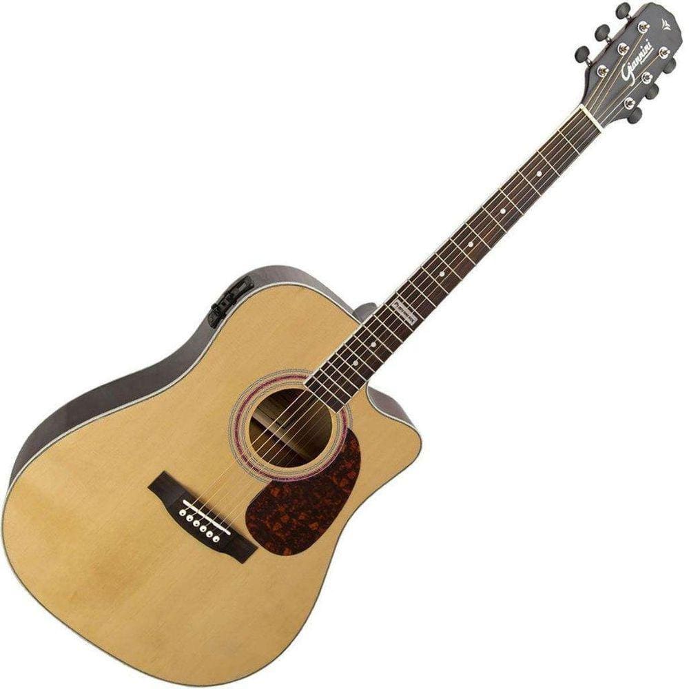 Violão Folk Eletroacústico Cutaway Gf1D Ceq N Natural