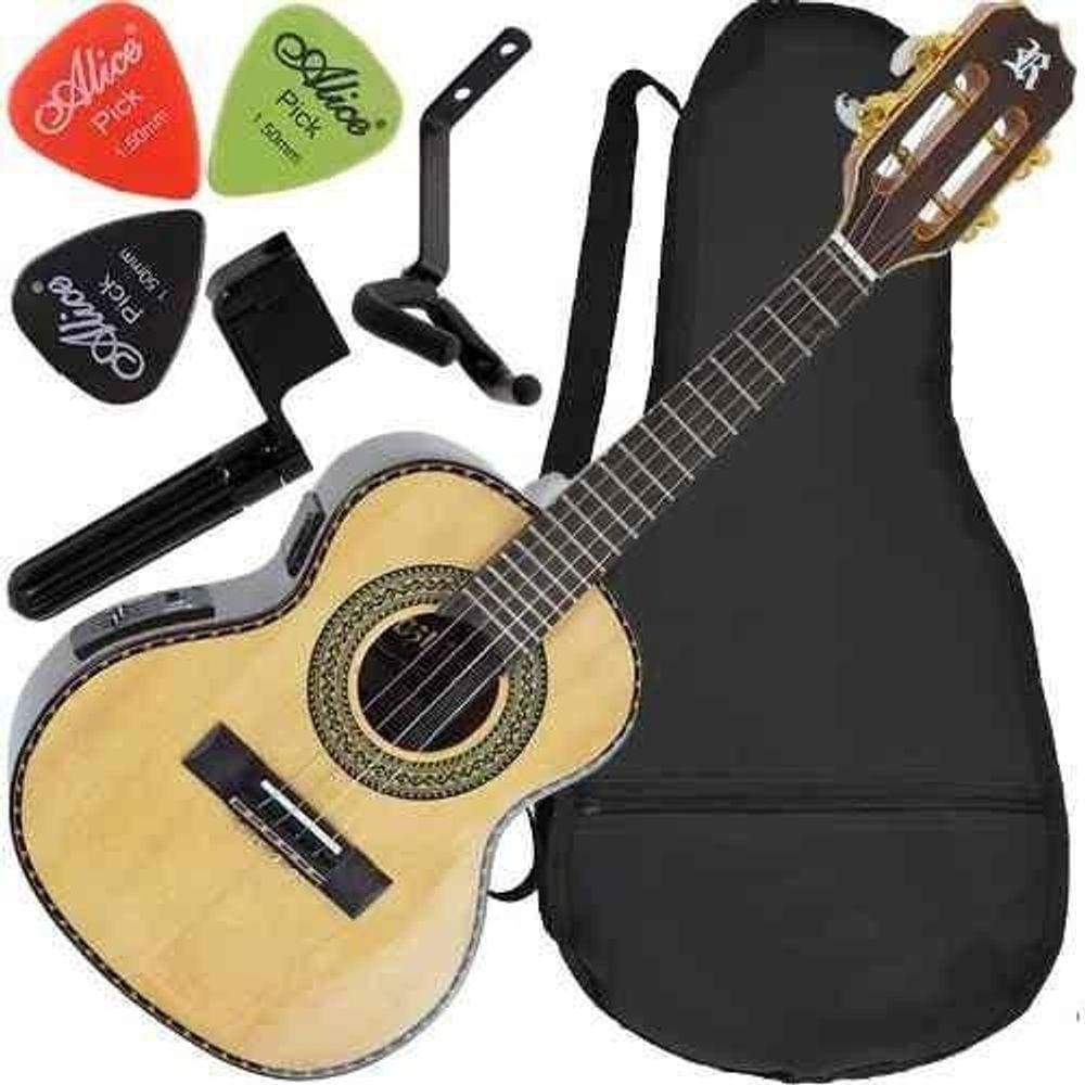 Kit Cavaquinho Rozini Eletroacústico Ativo Profissional Rc15