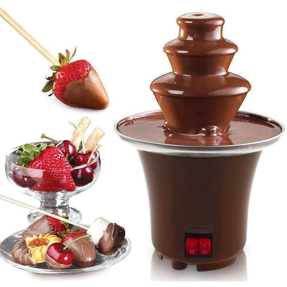 Mini Cascata Fonte De Chocolate Fondue Eletrica 220V.