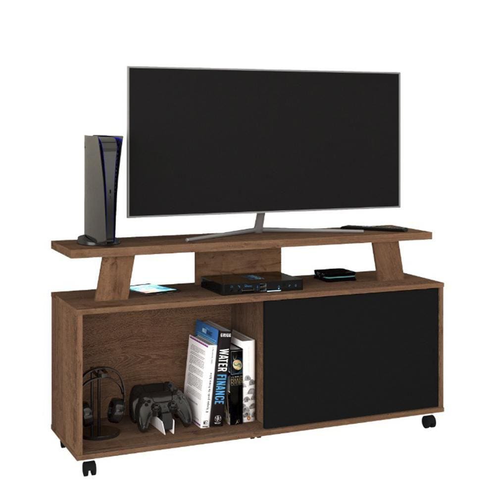 Rack Rivera Sala para TV até 55 Polegadas com Rodízios