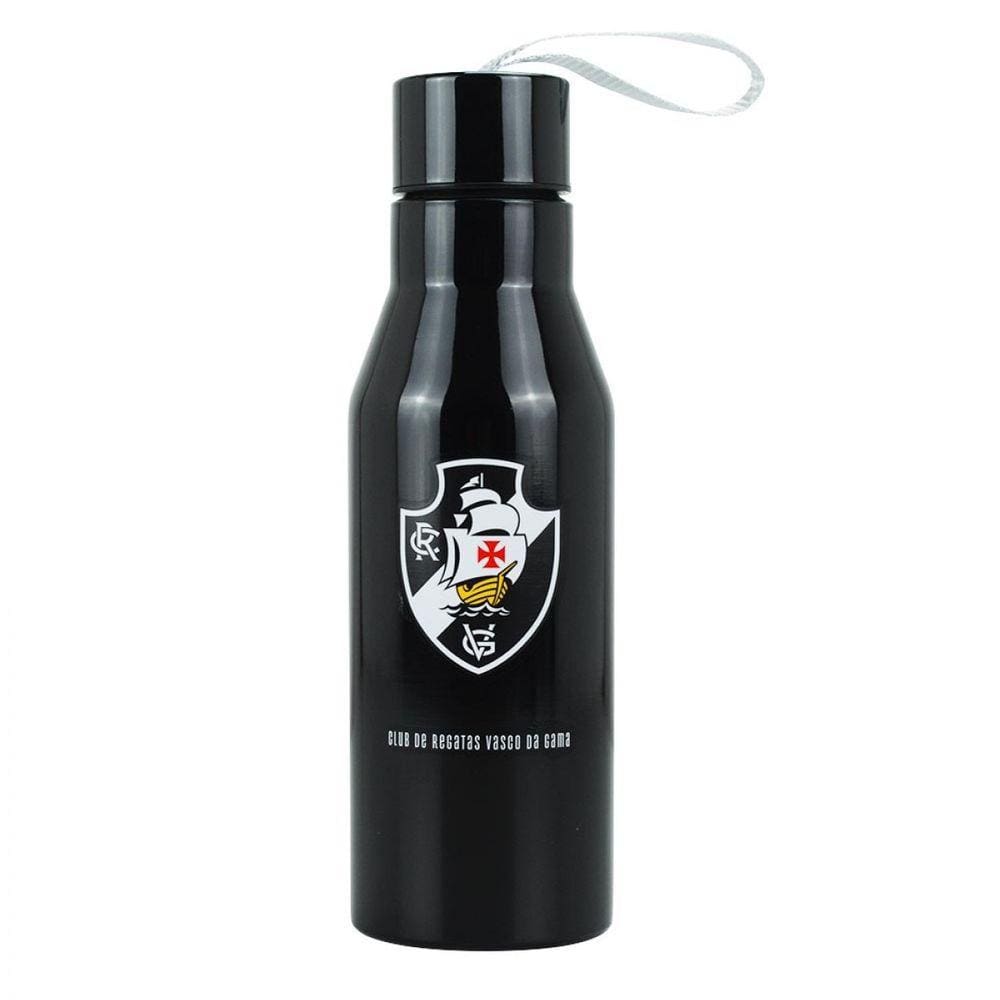Garrafa Inox Vasco Preta 600 ML - QH080-7-B