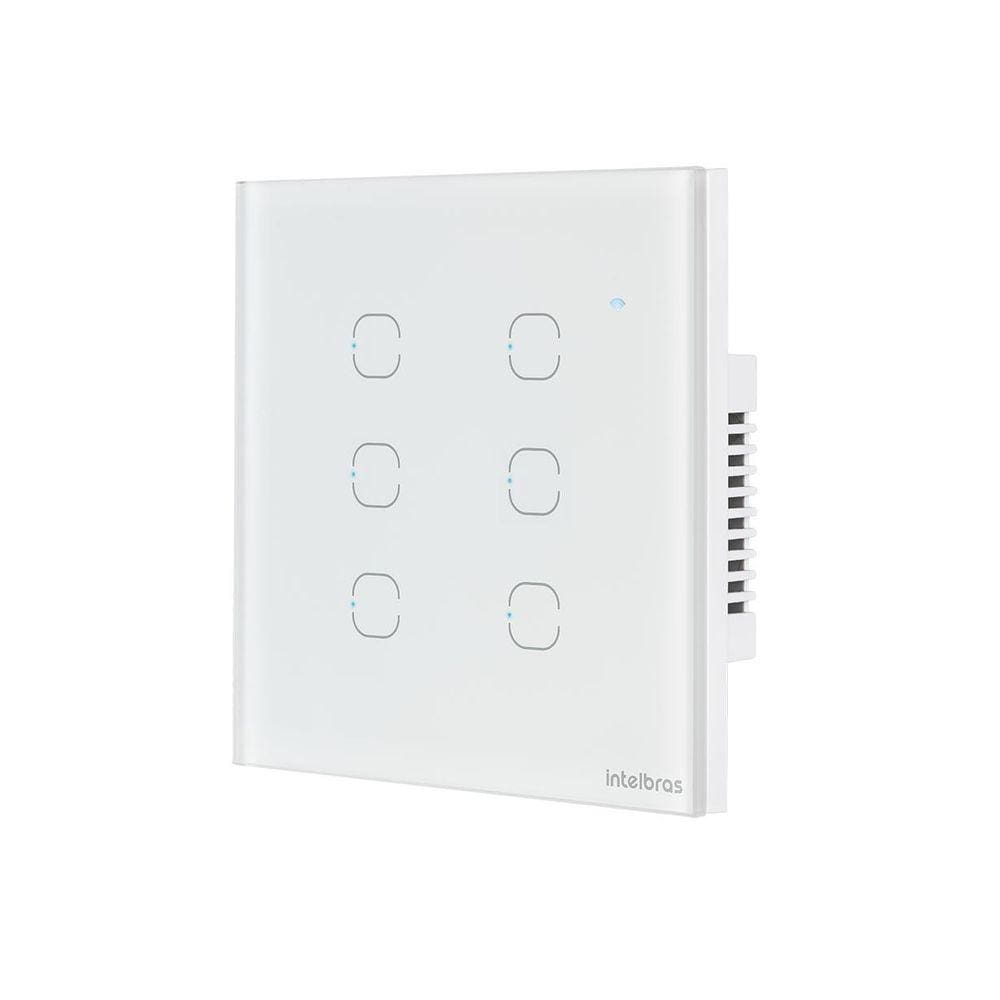 Interruptor Wifi Touch Branco Ews 1006 Intelbras