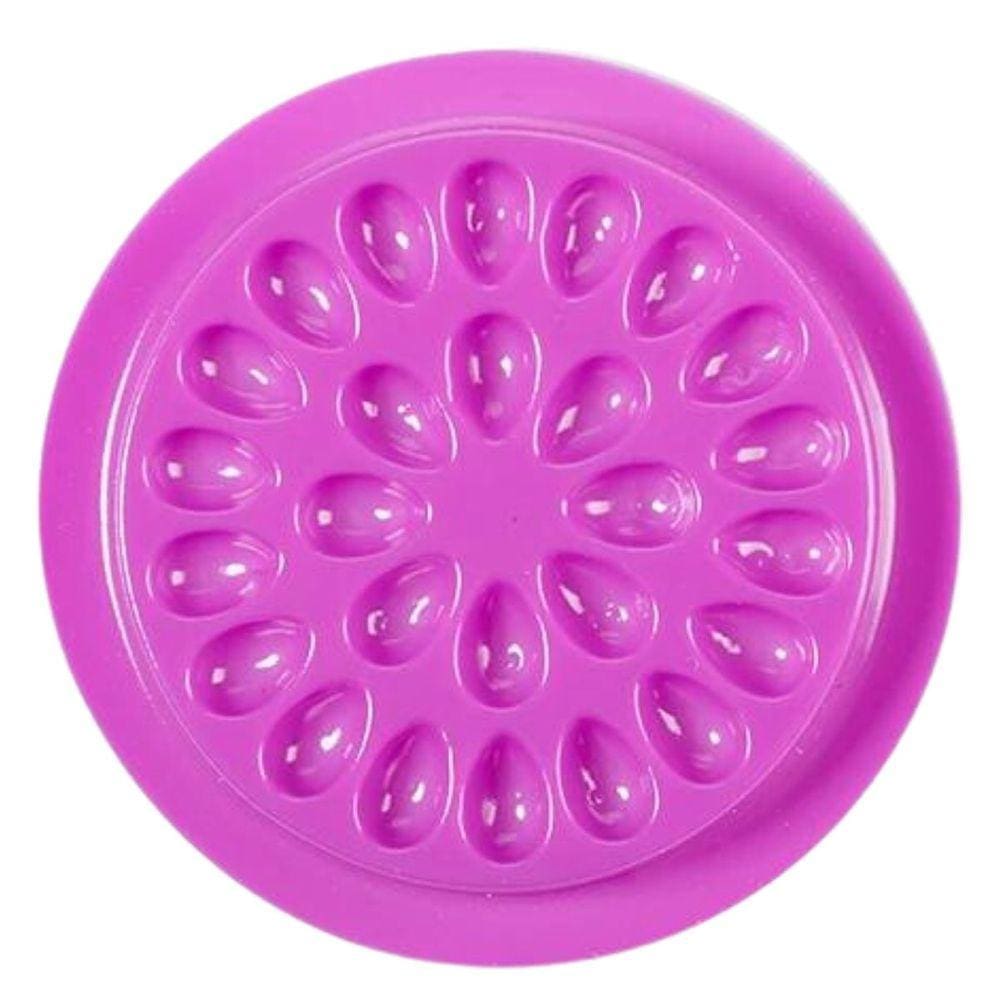 Flor Paleta Suporte Cola Extensão De Cílios Descartável